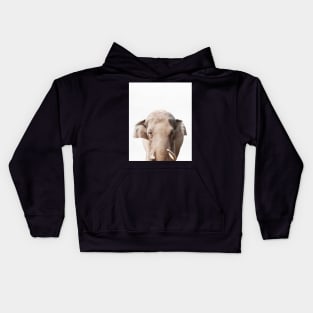 Elephant print, African Safari, Nursery decor, Animal, Kids room, Modern Wall Kids Hoodie